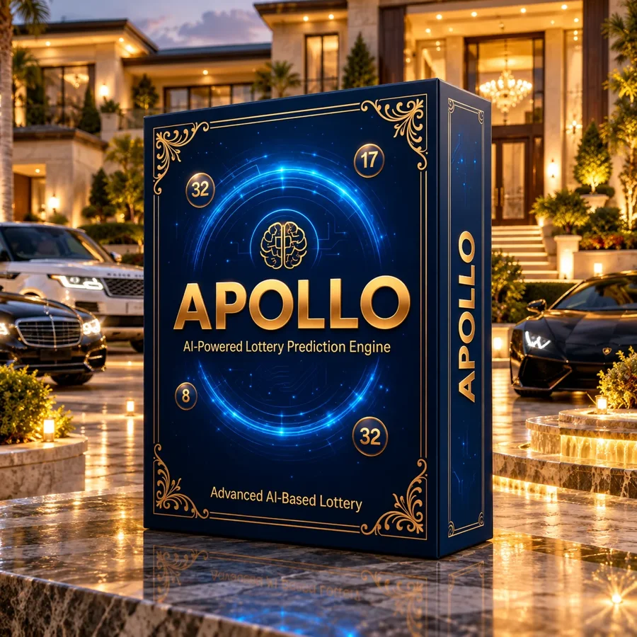 Apollo AI box displayed outdoors at dusk